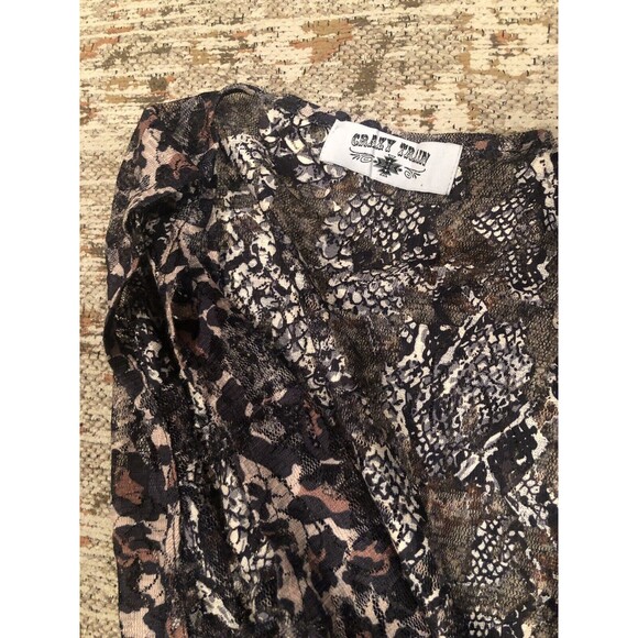 Swimsuit Cover Ups Lot of 3 Lauren James, Crazy Train, and Solitaire Swim Smalls - Picture 3 of 9